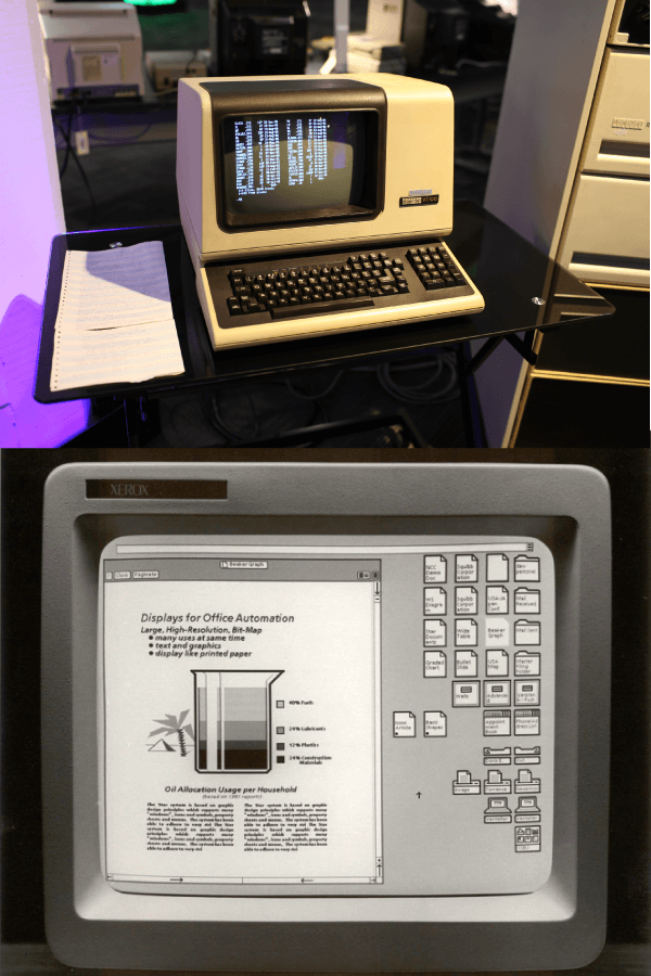 رابط گرافیکی (GUI) کامیپوترهای اولیه